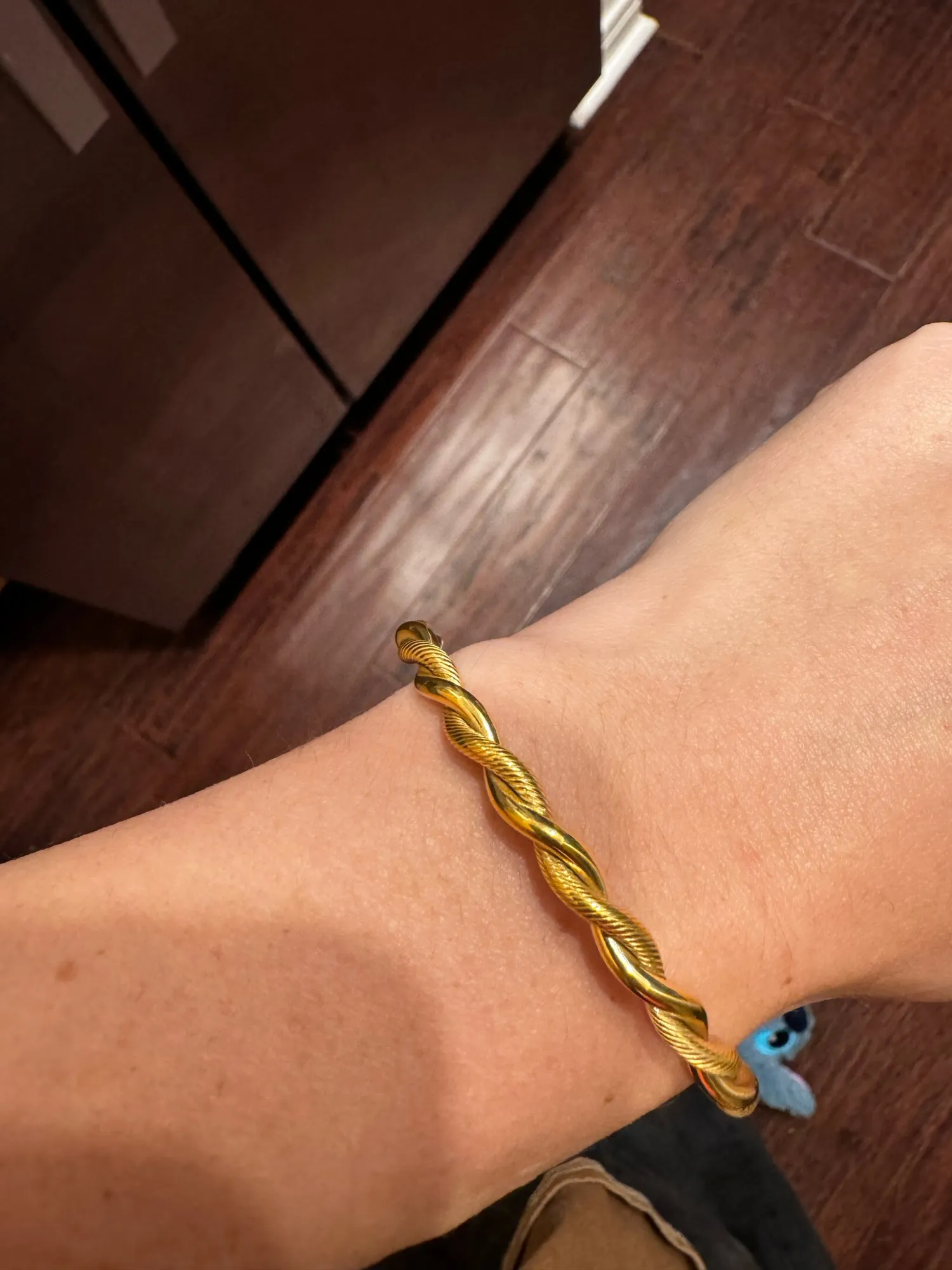 Twisted Gold Bracelet