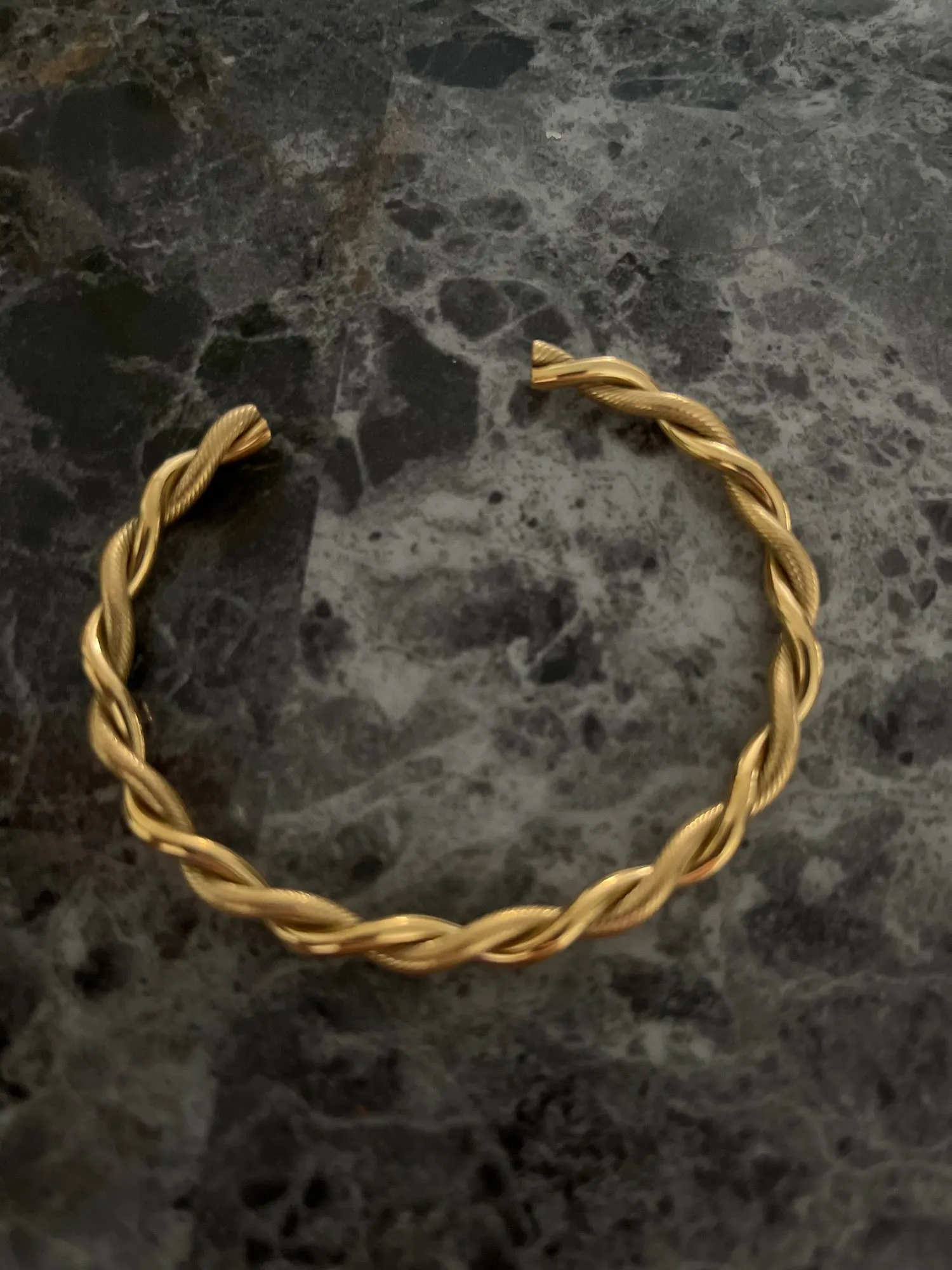 Twisted Gold Bracelet