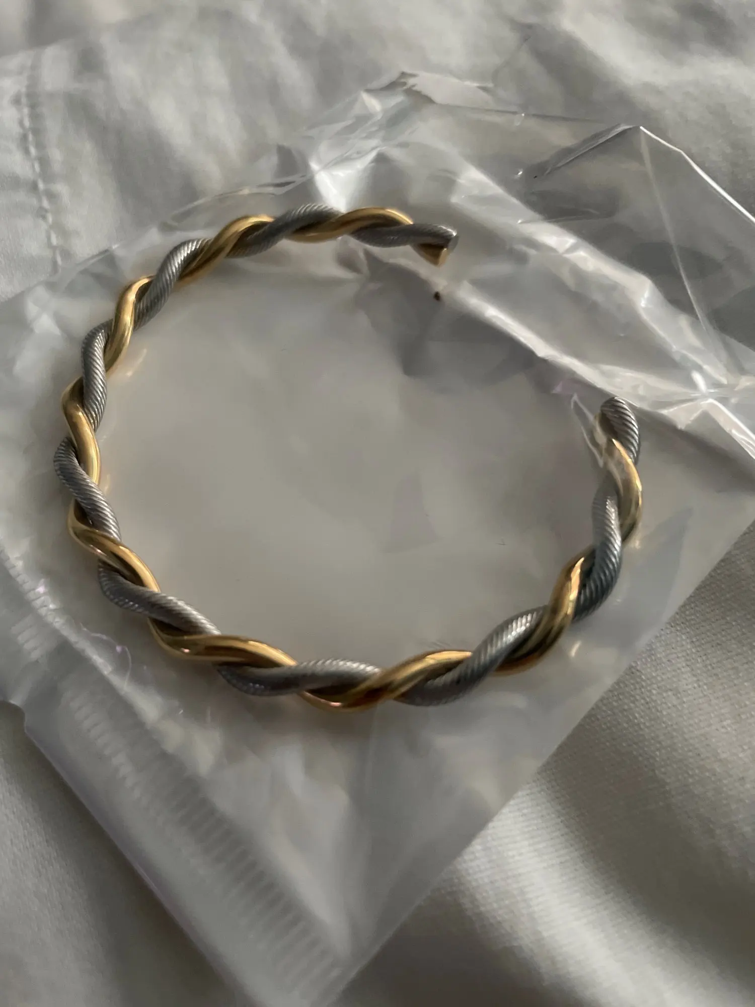 Twisted Gold Bracelet